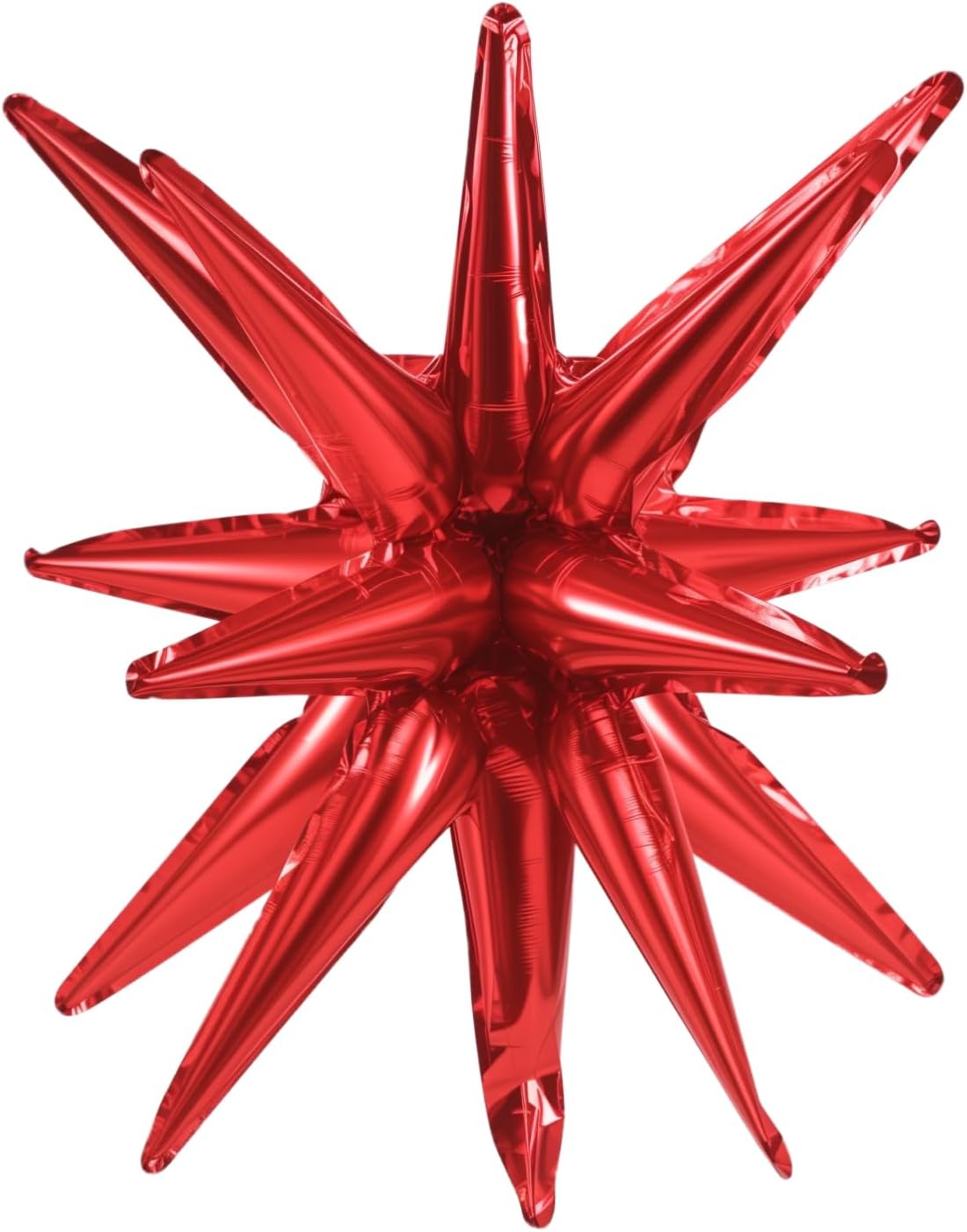 10 Pcs Red Starburst Balloons for Party Decorations