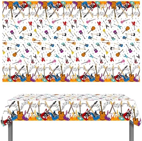 C L Cooper Life Guitar Tablecloths 2pcs Music Theme