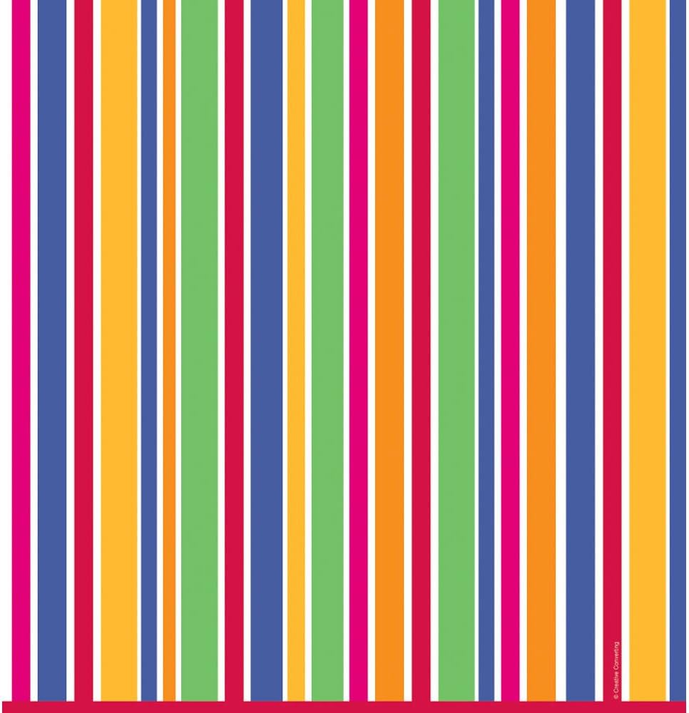 Creative Converting Party Dots Tablecover 48x88 Pink Blue Orange Green