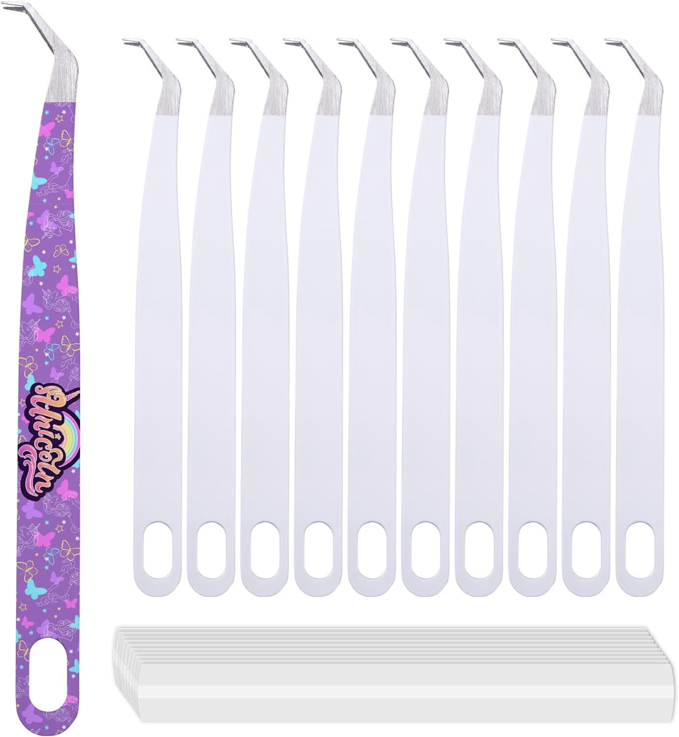 PYD Life 10 Pack Sublimation Vinyl Tweezers for Custom Designs