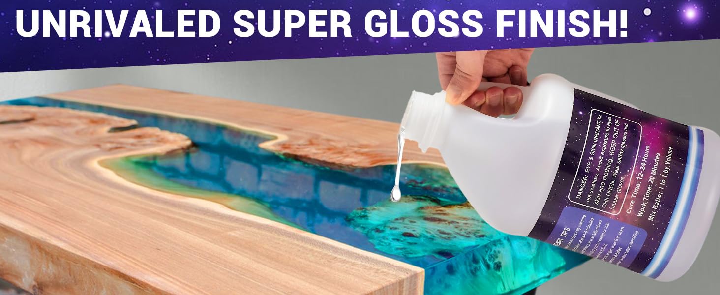 Aicool Epoxy Resin Table Top Kit 1 Gallon