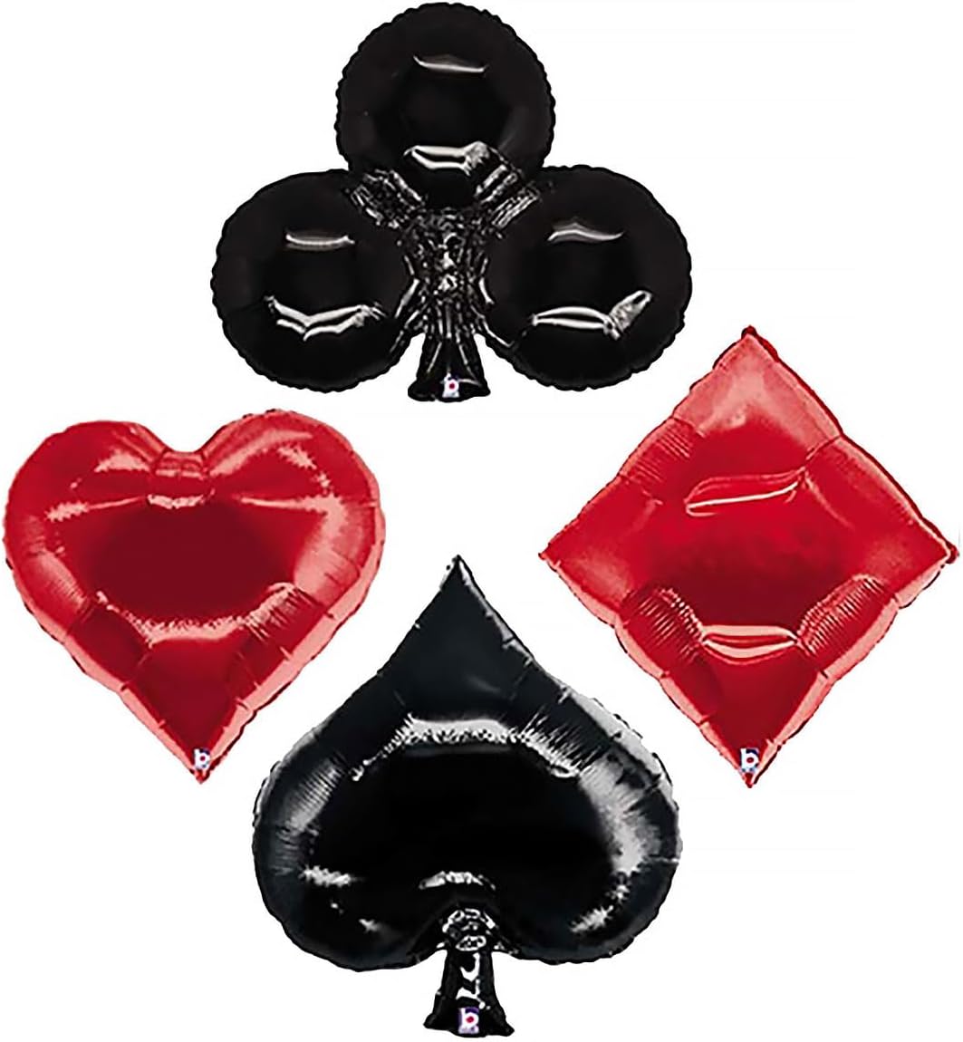 Andersons Casino Theme Black Spade Balloon