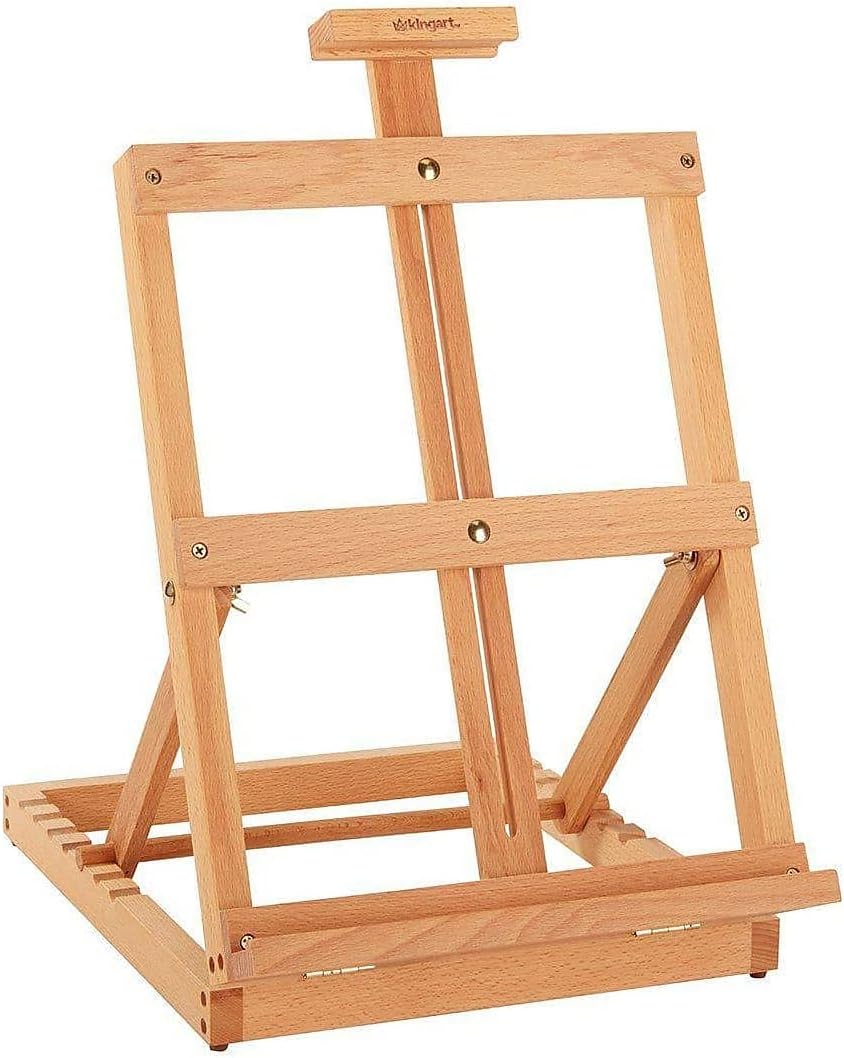 KINGART 705N Adjustable H-Frame Easel for Art and Display