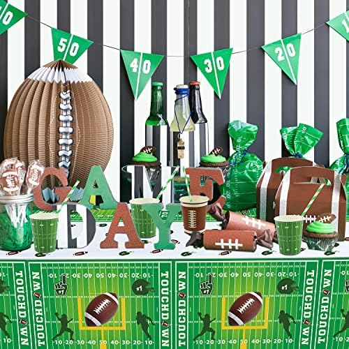 243 Pack Football Party Supplies for 20 Guests