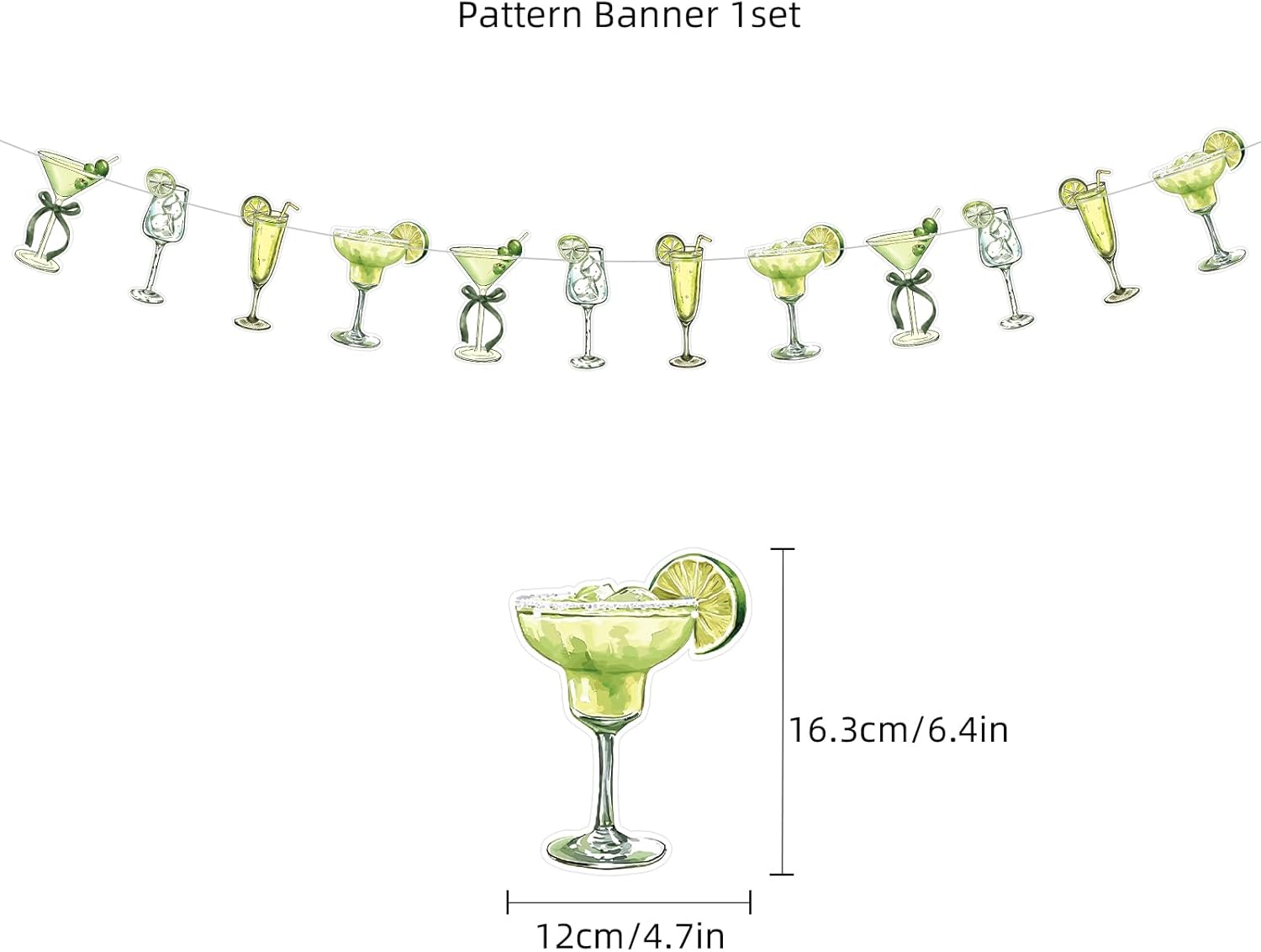 Martini Birthday Party Decorations Pack