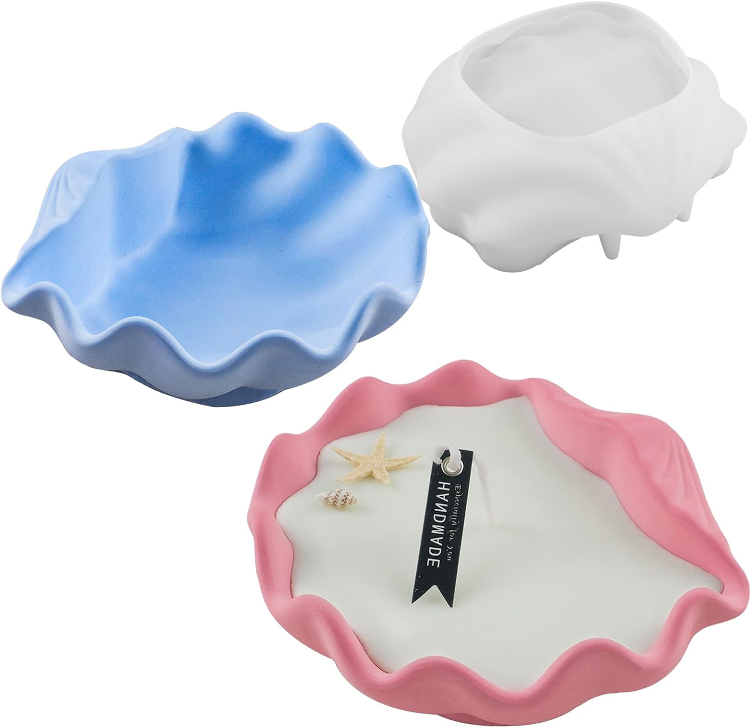 Wehous Shell Candle Holder Silicone Mold for Resin Art