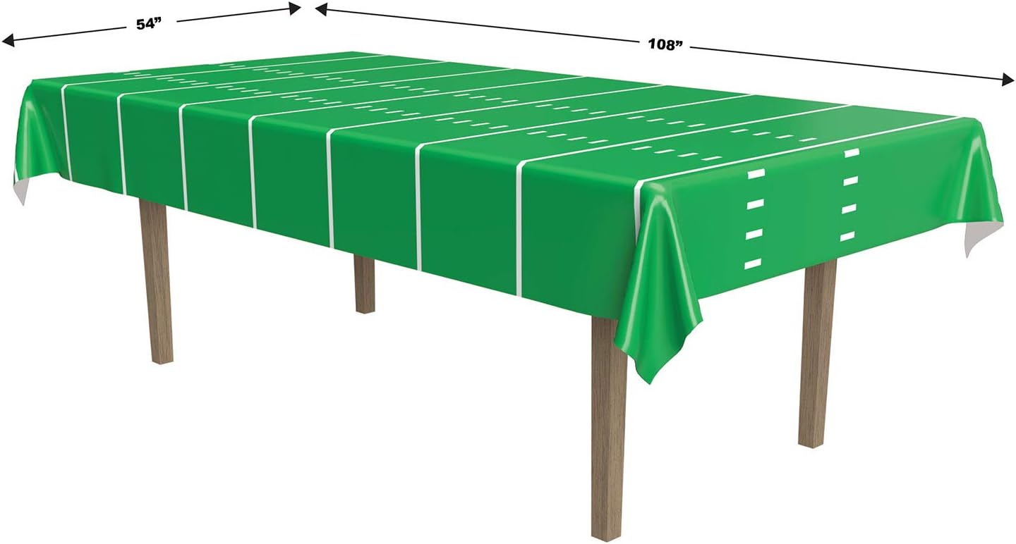 Beistle Game Day Football Tablecover 108x54