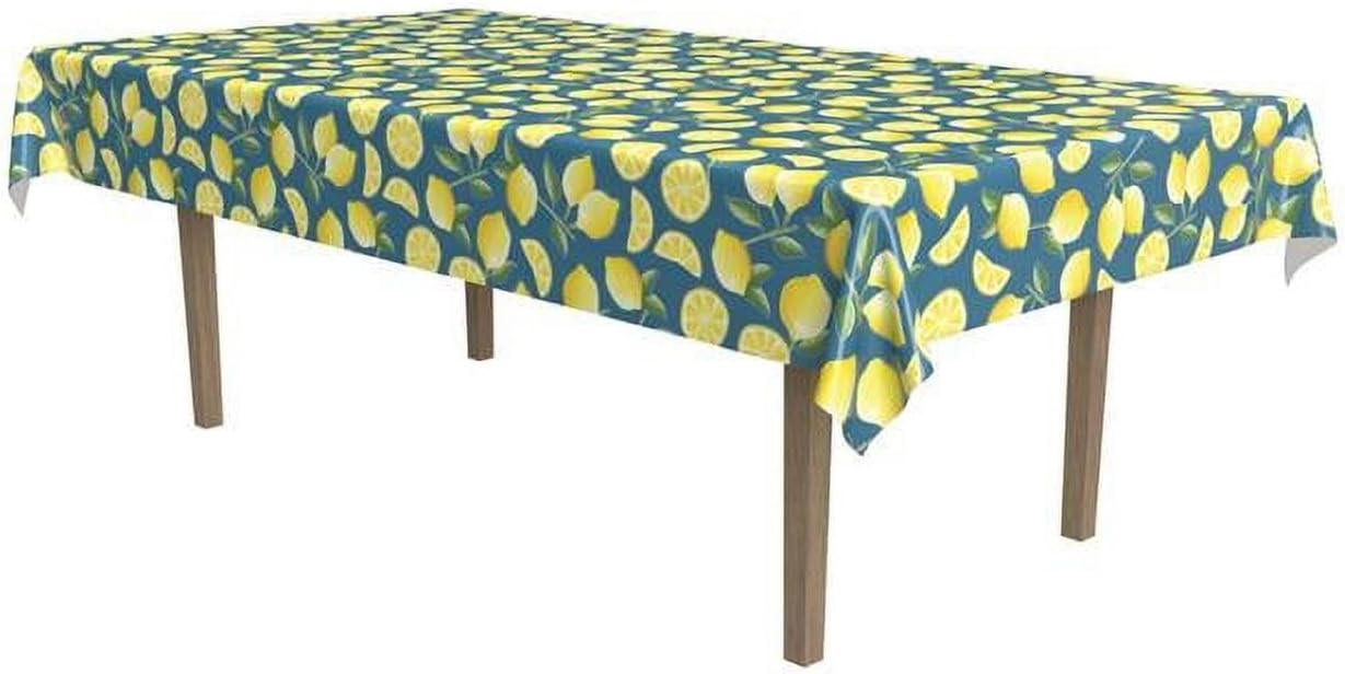 Beistle Lemon Design Holiday Tablecover 1