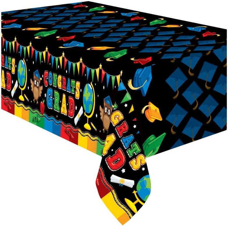 Treasures Gifted Kindergarten Graduation Tablecloth 54x108 Pack of 3