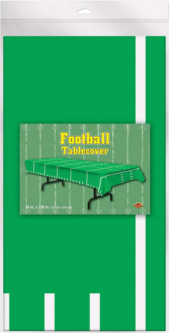 Beistle Game Day Football Tablecover 108x54