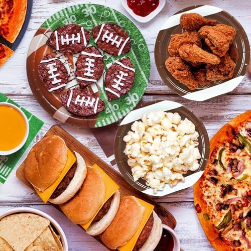 QIKSION Football Party Decorations Kit for 24 Guests