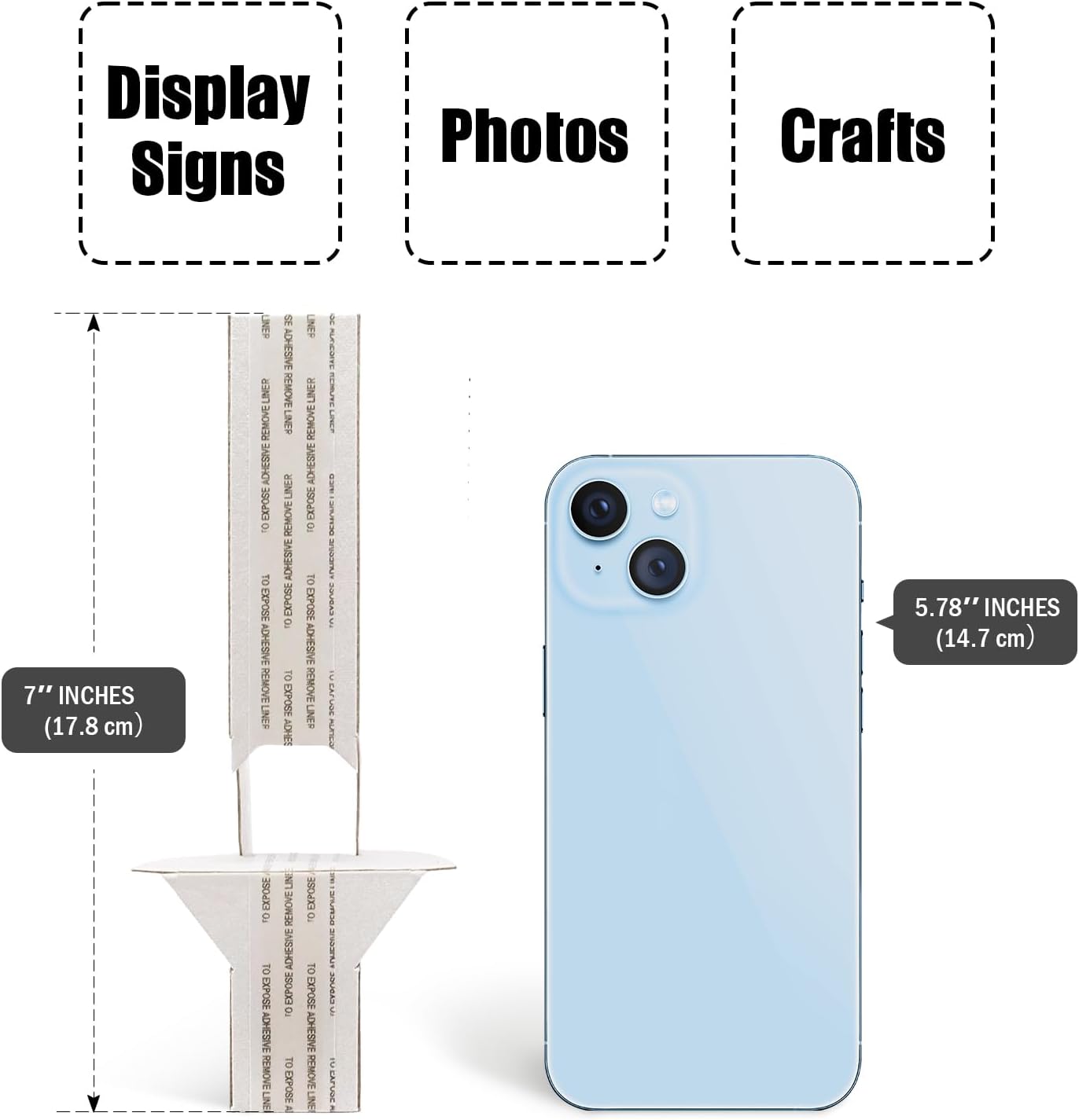 Lineco 25-Pack White Easel Backs for Art and Photos