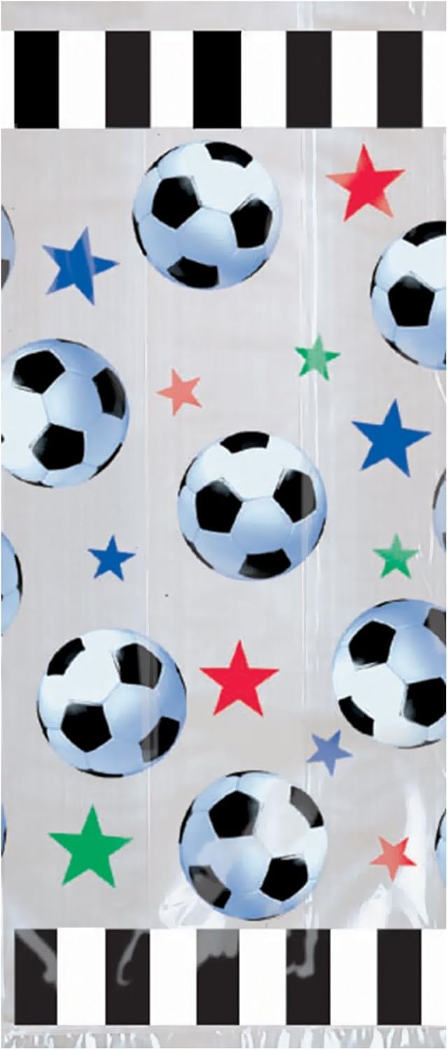 Amscan Soccer Large Party Bags - Pack of 20
