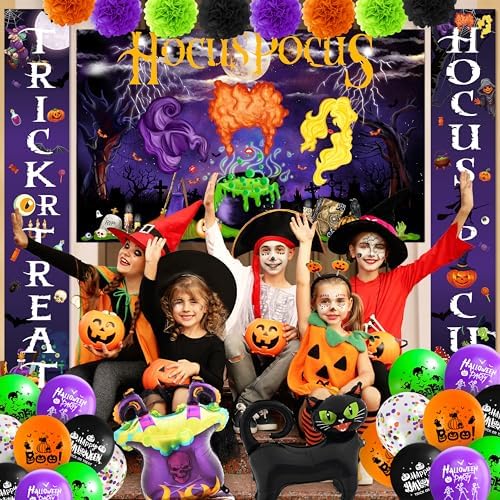 Halloween Party Decorations Set with Witch Themes