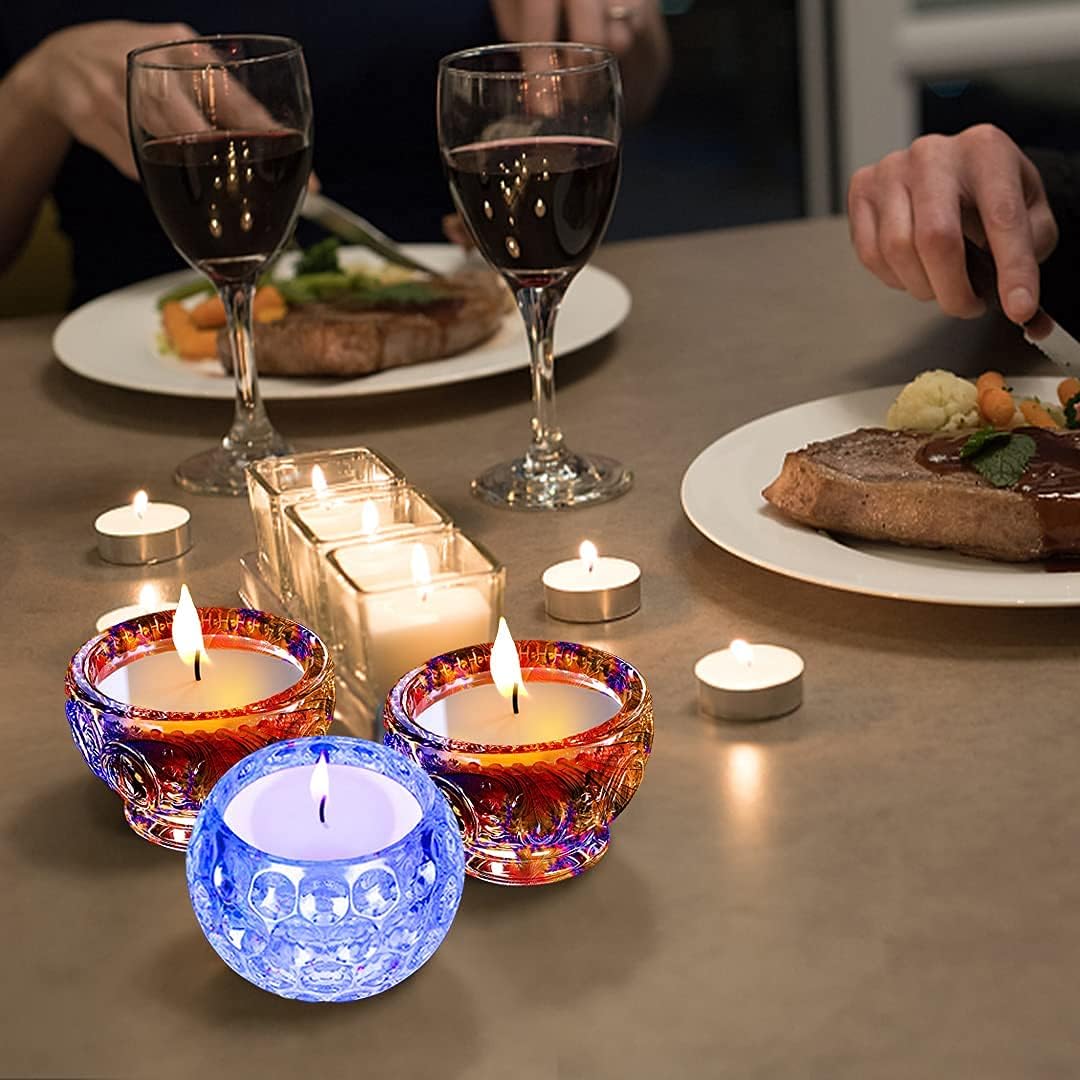 4PCS Resin Candle Holder Molds for DIY Jewelry Boxes