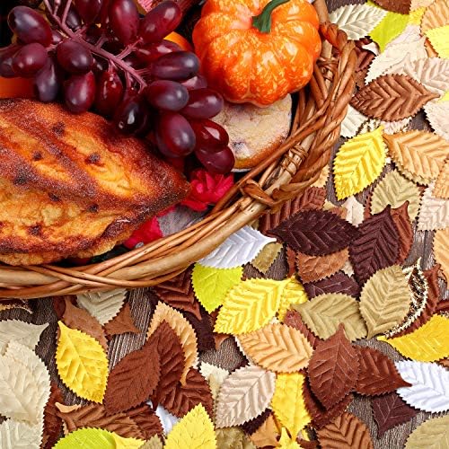 WILLBOND 150 Piece Fabric Leaves for Crafts and Decorations