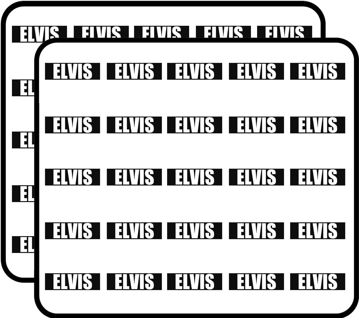Elvis Funny 50 Pack 1 Inch Stickers