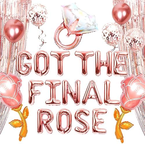 LaVenty Luxury The Bachelor Final Rose Balloons Decorations