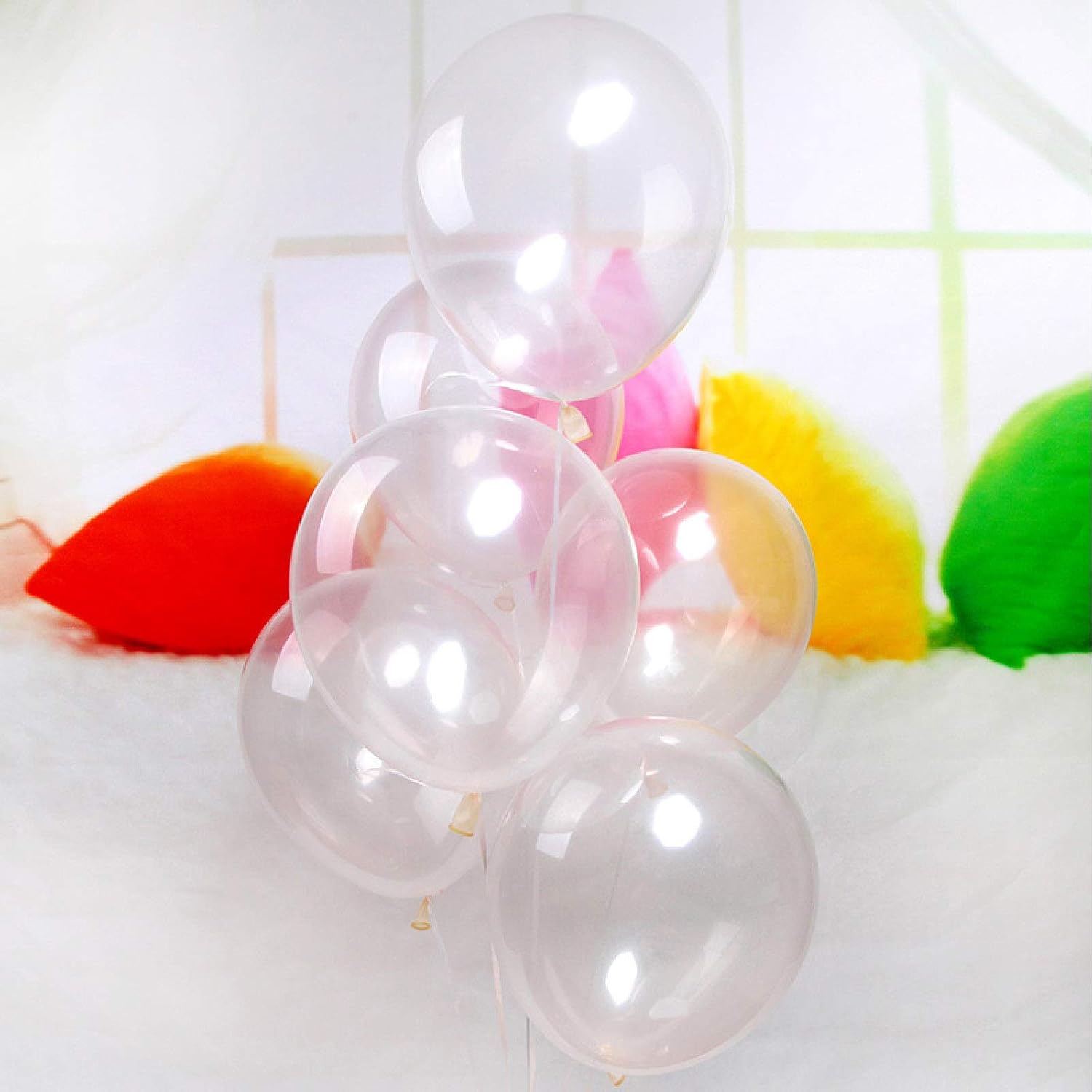 5 Inch Mini Latex Balloons Clear Pack of 120
