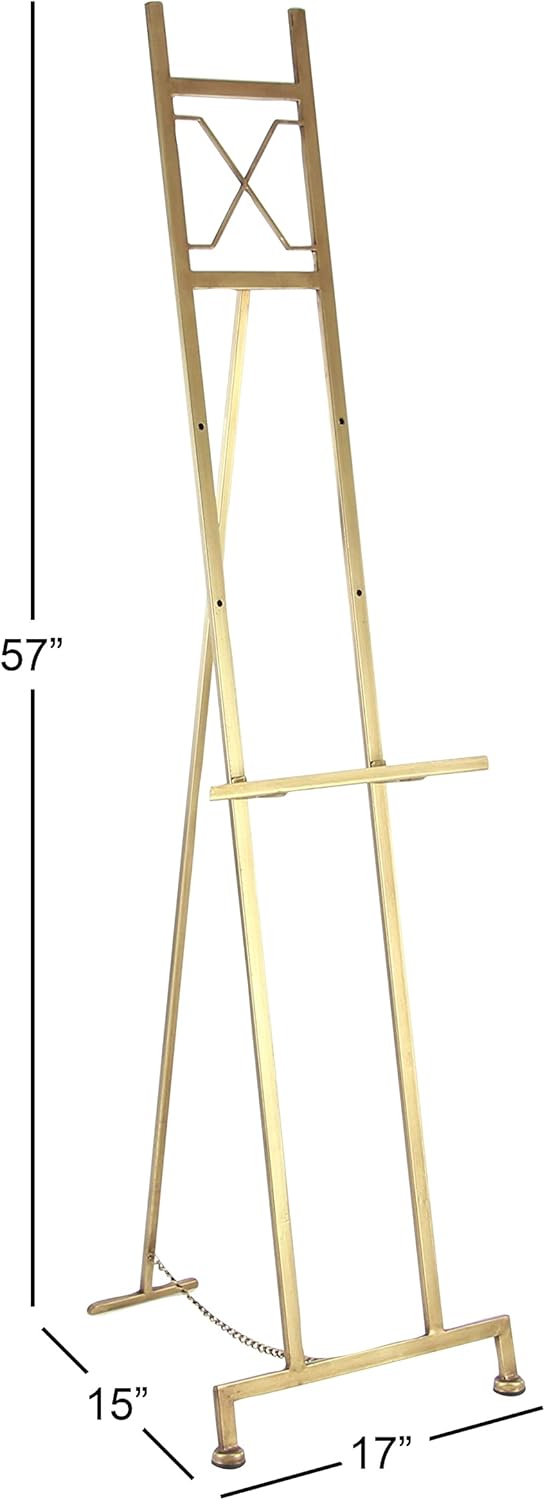 Deco 79 Gold Metal 3 Tier Easel Stand