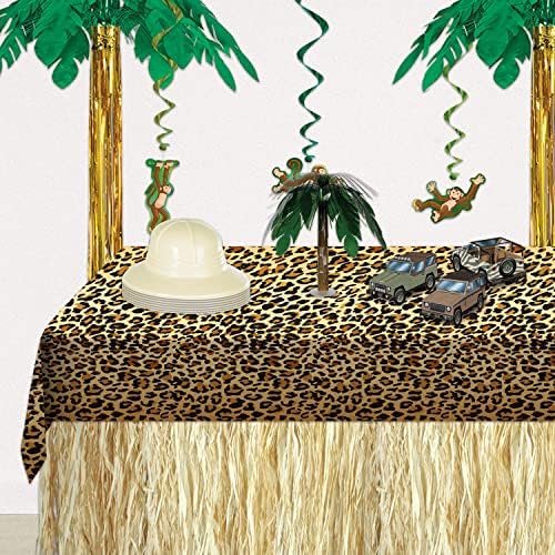 Beistle Leopard Print Table Cover 1