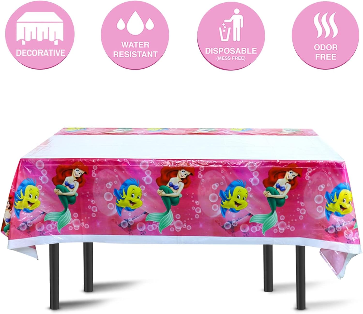 Ariel Birthday Party Decorations Set for Girls