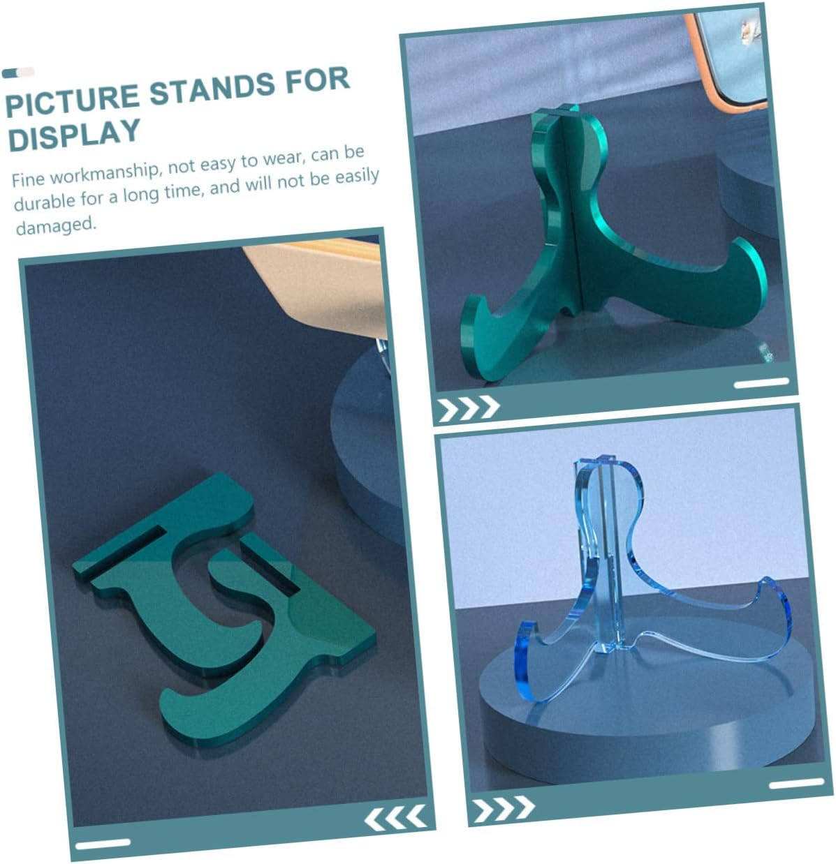 3pcs Cell Phone Easel Mold Silicone DIY Holder Stand