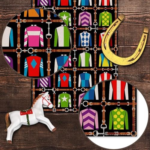 Pudodo Kentucky Table Runner Run for The Roses Derby Tablecloth 13x60
