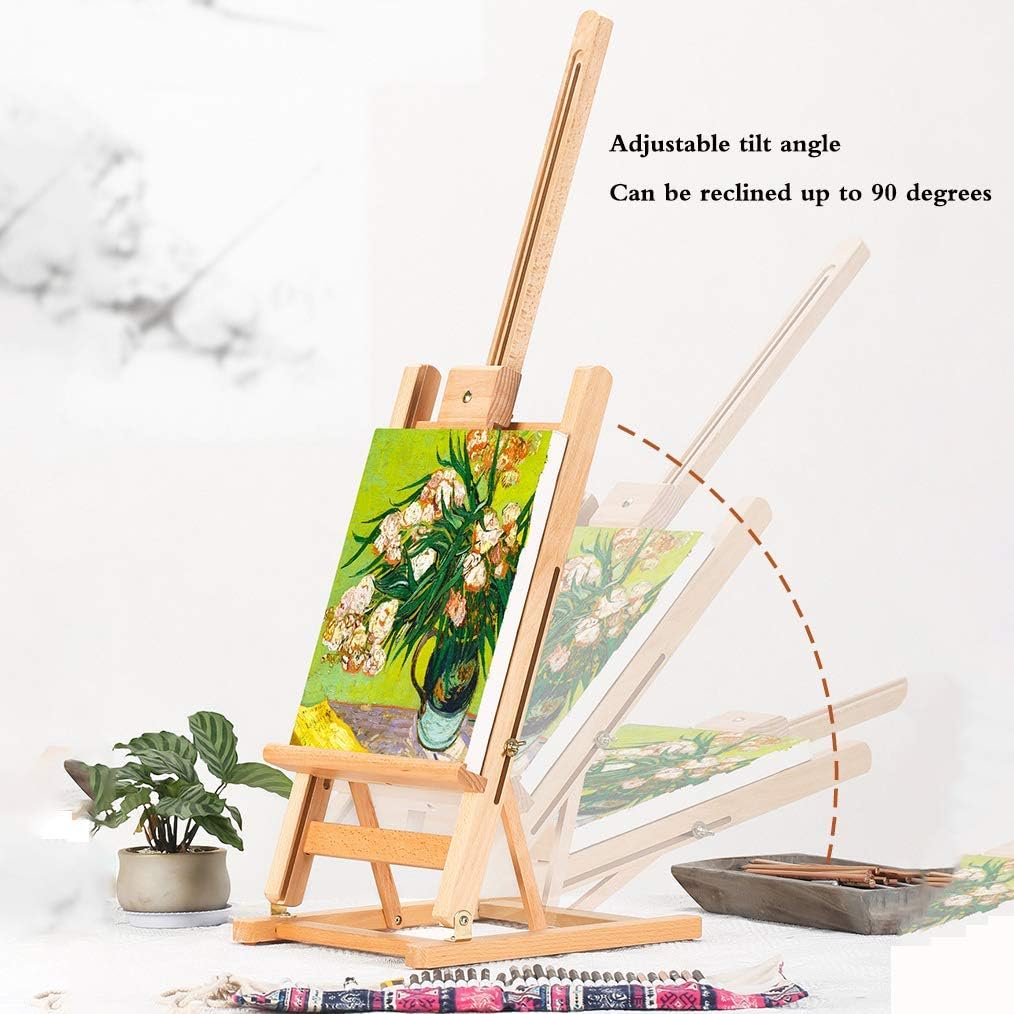 Adjustable Foldable Desktop Easel for Art and Crafts