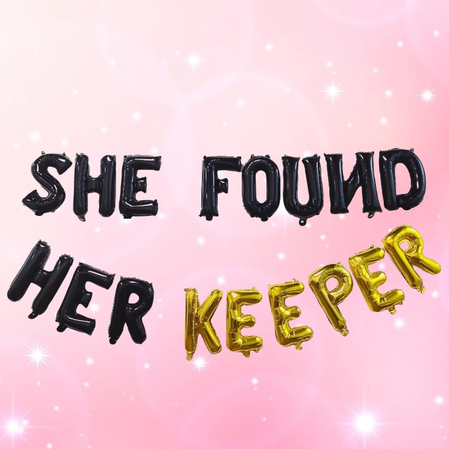 Decorit She Found Her Keeper Balloon Banner Witch Themed