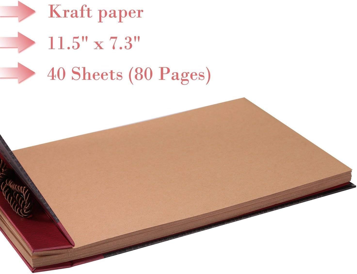 WILLQWECAT Adventure Book Scrapbook DIY Album