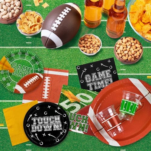 Football Party Supplies Kit for 24 Guests