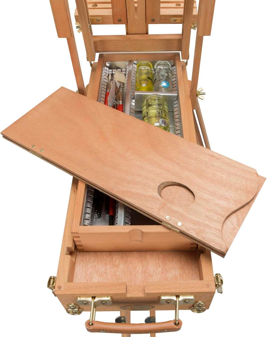 Jullian Paris Professional Half Box Easel Stand with Shoulder Strap