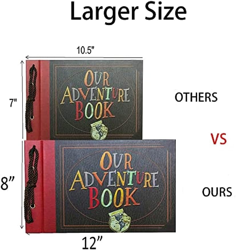 WILLQWECAT Adventure Book Scrapbook DIY Album