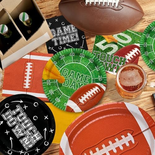 Football Party Supplies Kit for 24 Guests