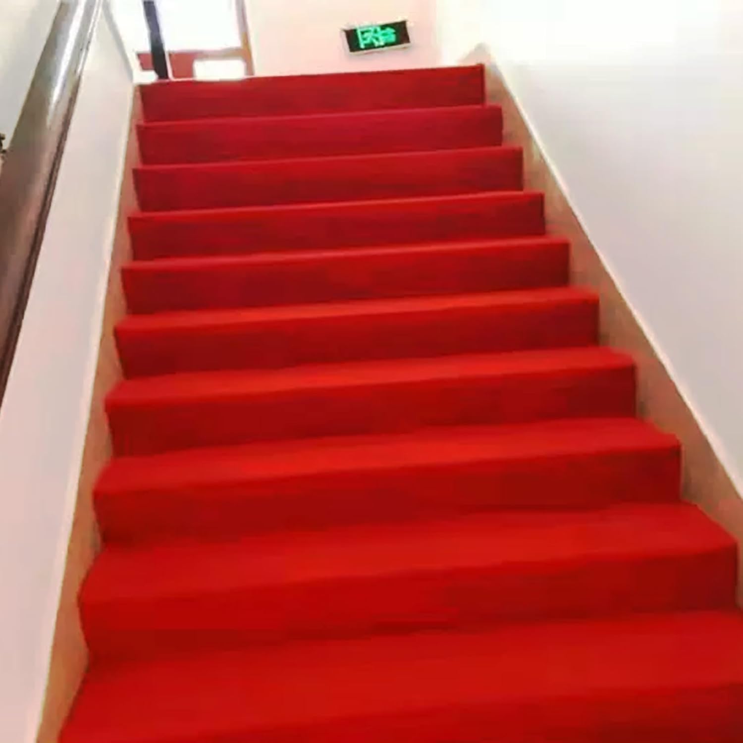 Red Wedding Aisle Runner 2mm Thickness Carpet