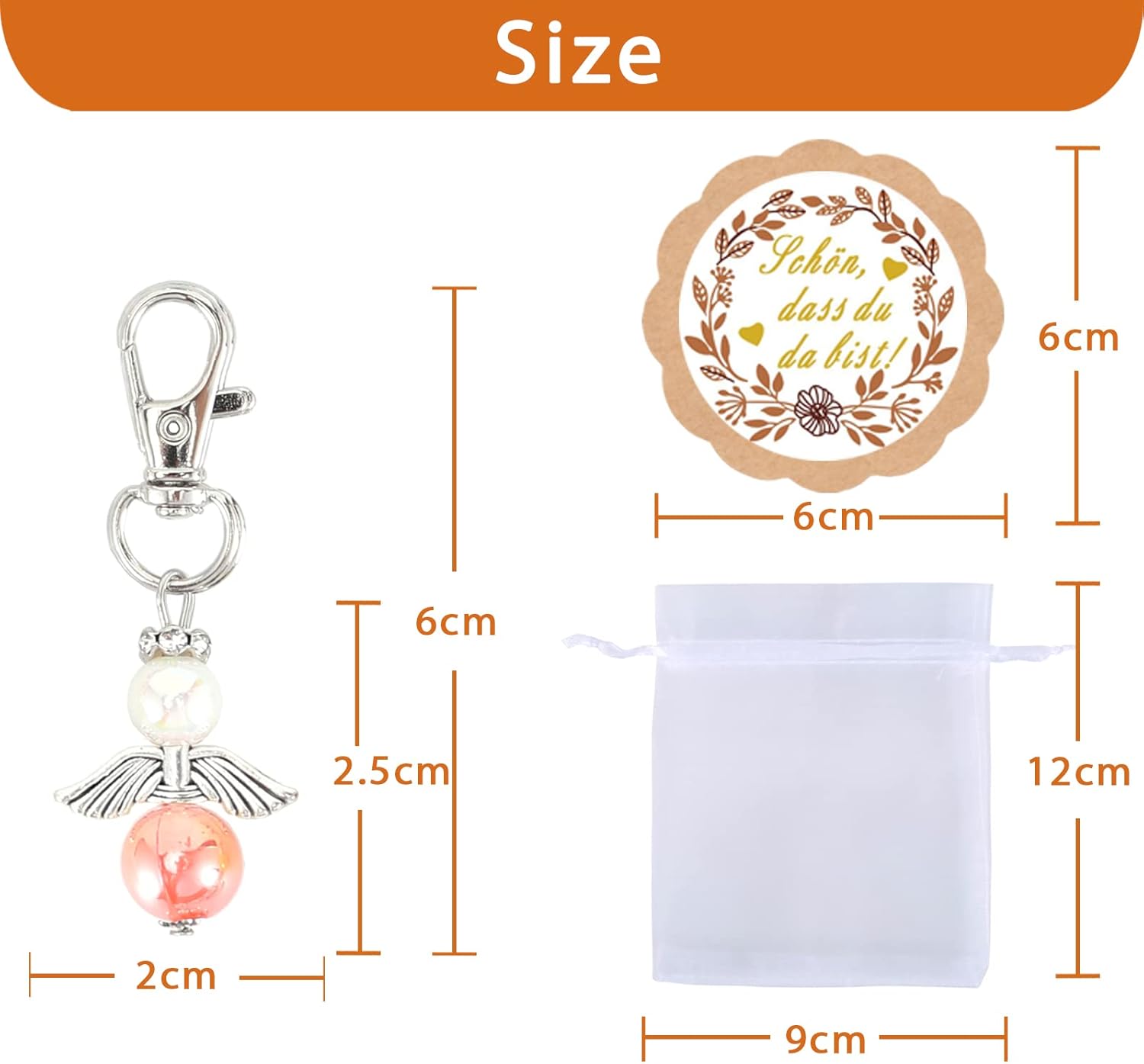Guardian Angel Pendant Set for Christening and Parties