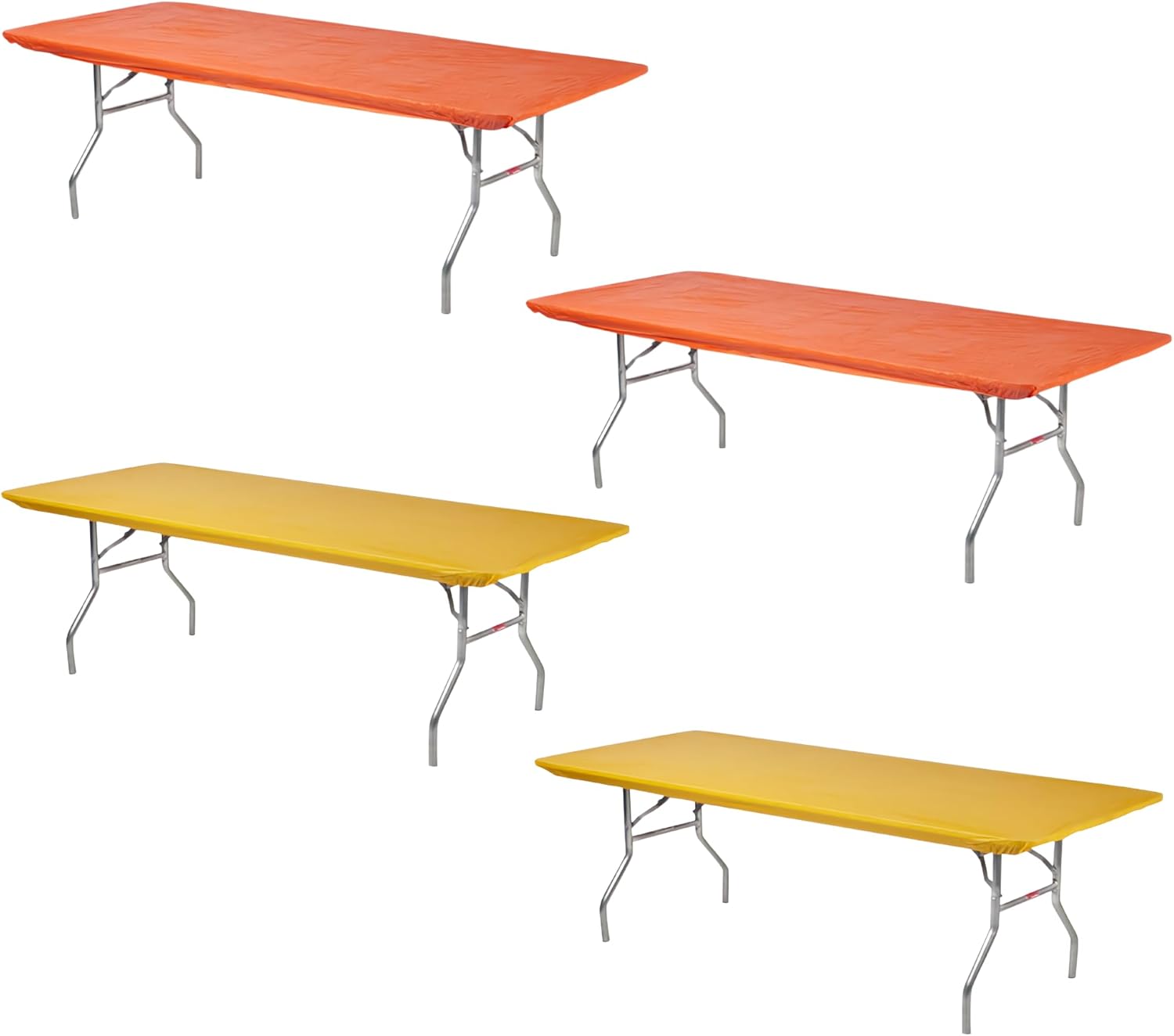 Kwik-Covers Rectangular Table Covers 8 x 30 Bundle of 4 1
