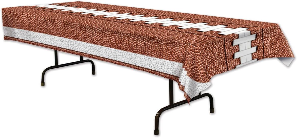Beistle Football Tablecover for Parties