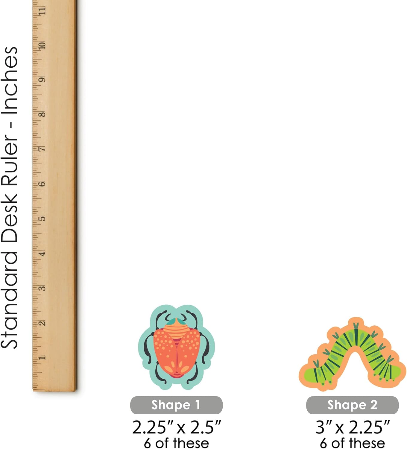 Big Dot of Happiness Buggin Out - 24 Count Bug Shaped Cut Outs