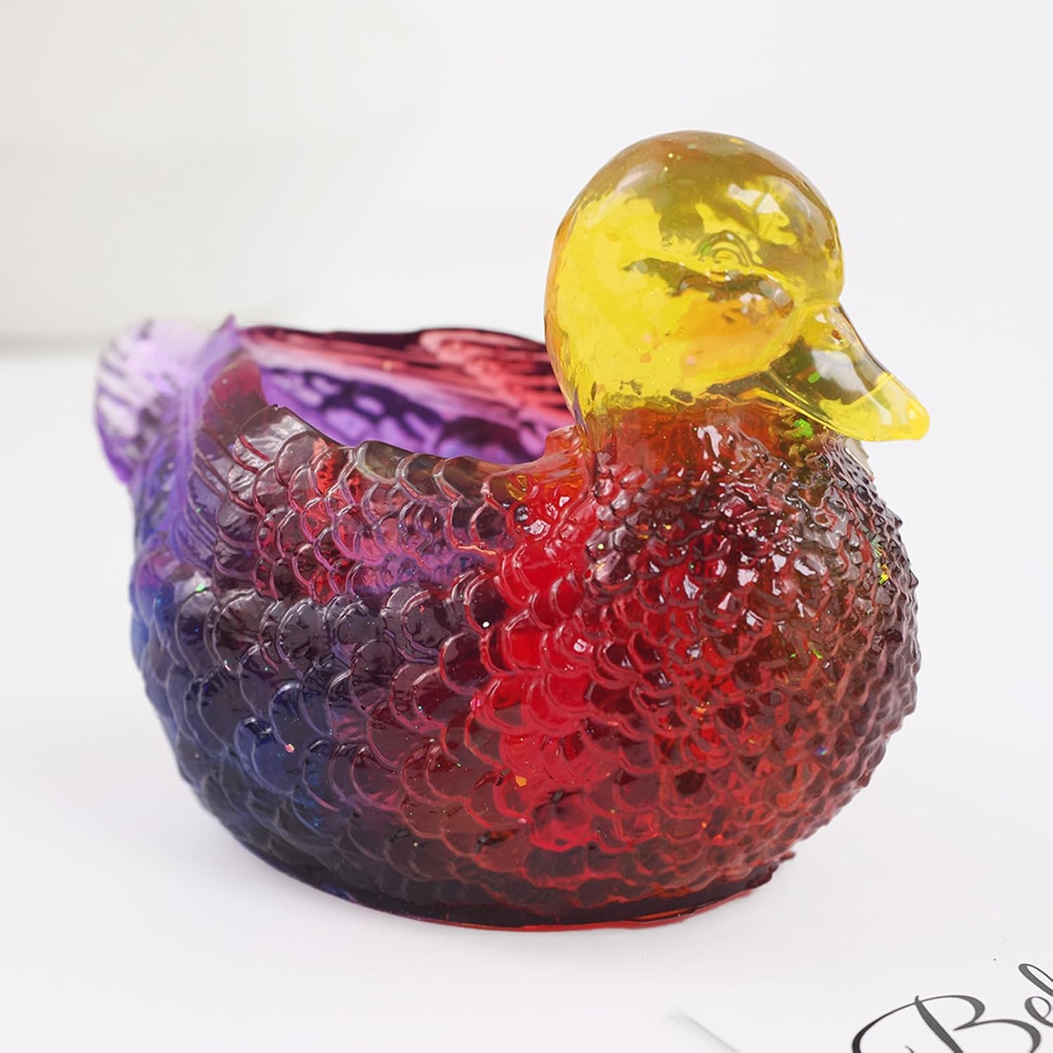3D Duck Resin Jar Mold for Jewelry Candles