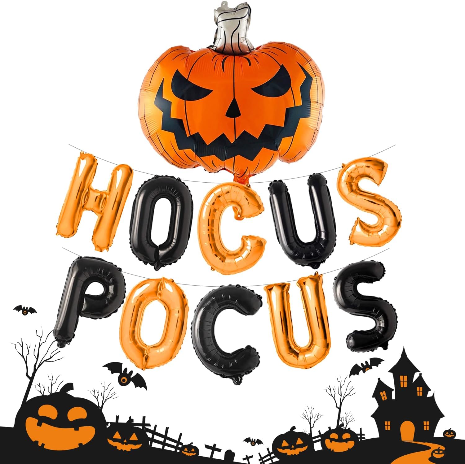 HOCUS POCUS Halloween Foil Balloon Decor