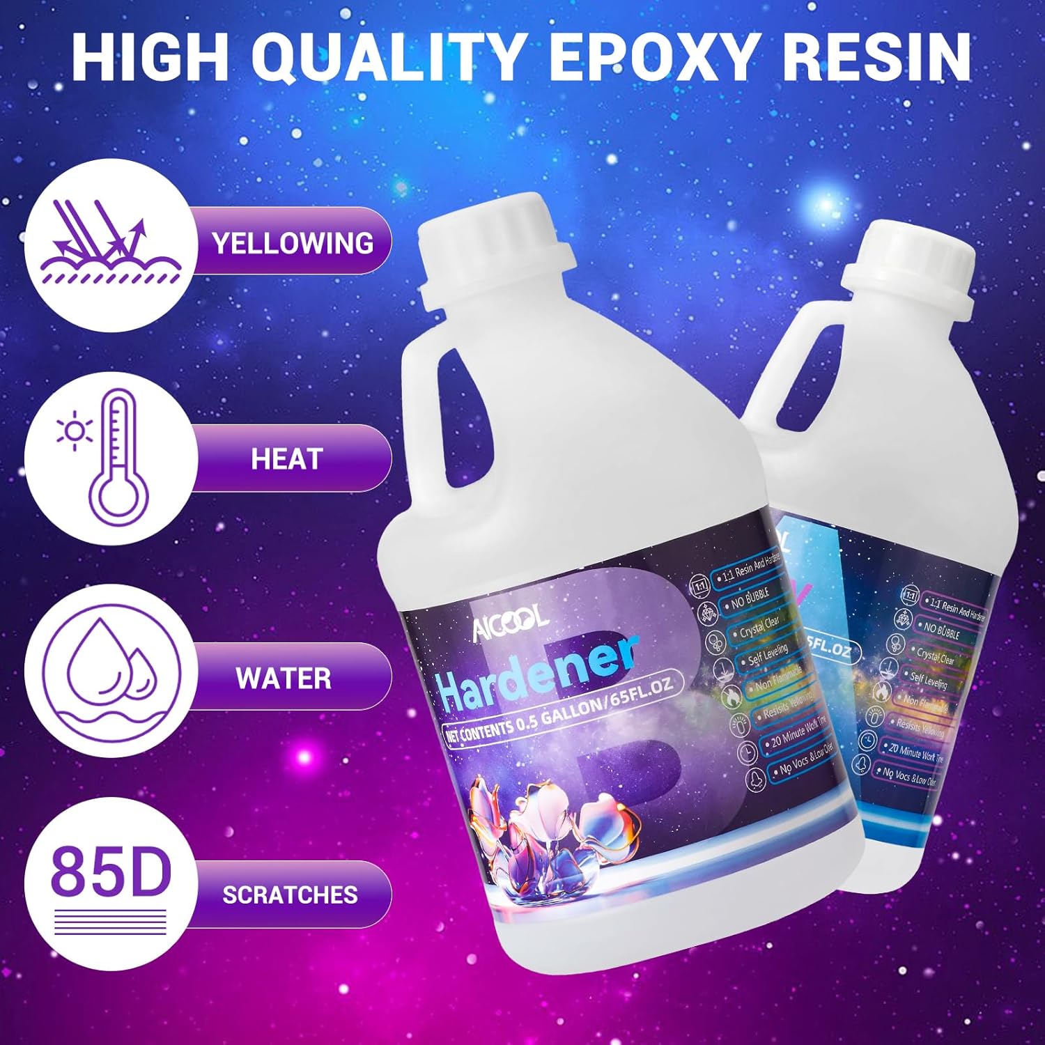 Aicool Epoxy Resin Table Top Kit 1 Gallon