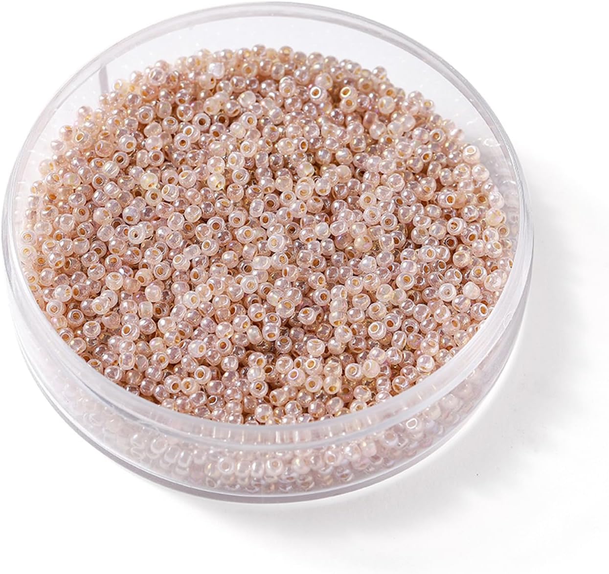 800 Pcs 2mm Small Glass Seed Beads for Jewelry Making Brown