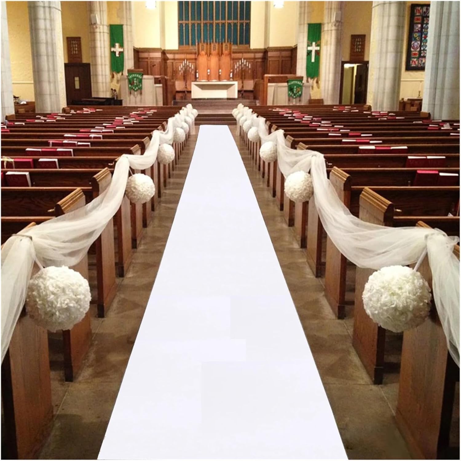 Elegant Anti-Slip Aisle Runner Carpet for Events