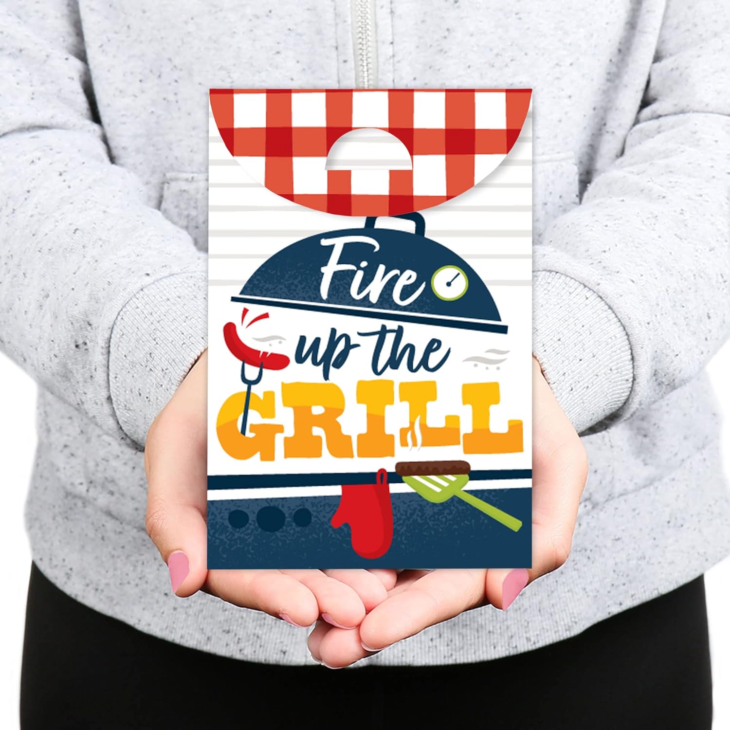 Fire Up the Grill Party Goodie Bags Set of 12