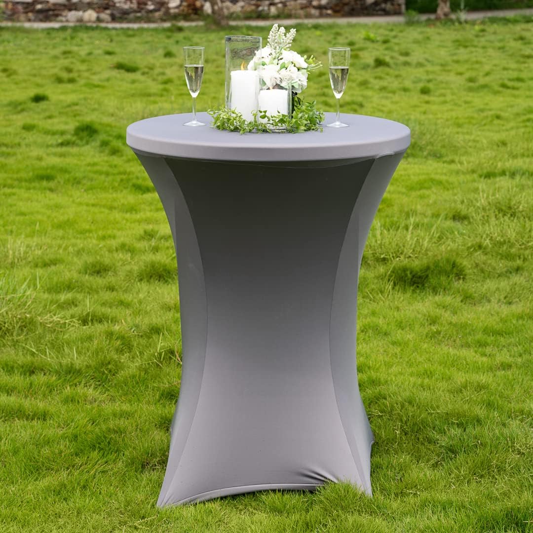 Restaurantware Round Table Cover 32x43 Inch Spandex and Polyester