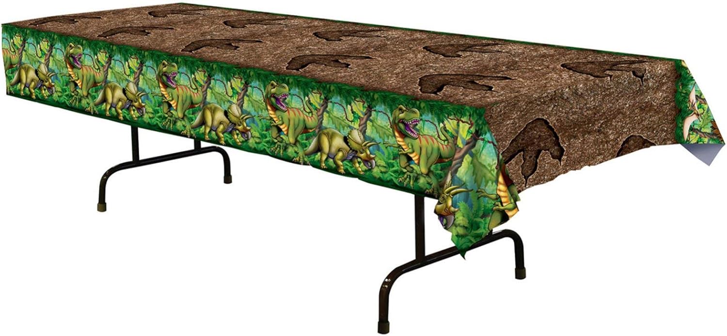Beistle Dinosaur Tablecover 54x108 Inches