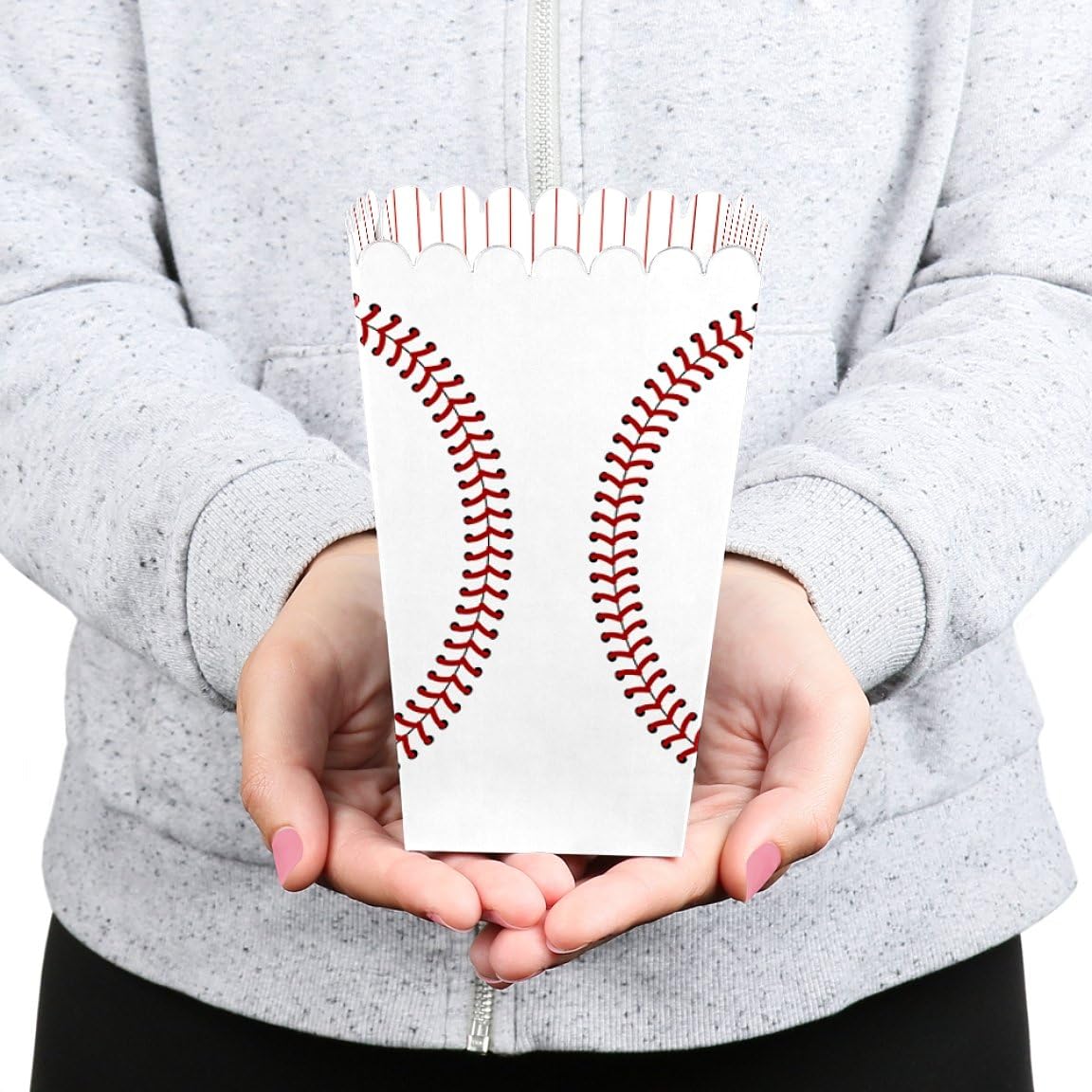 Big Dot of Happiness Batter Up Baseball Treat Boxes Set of 12
