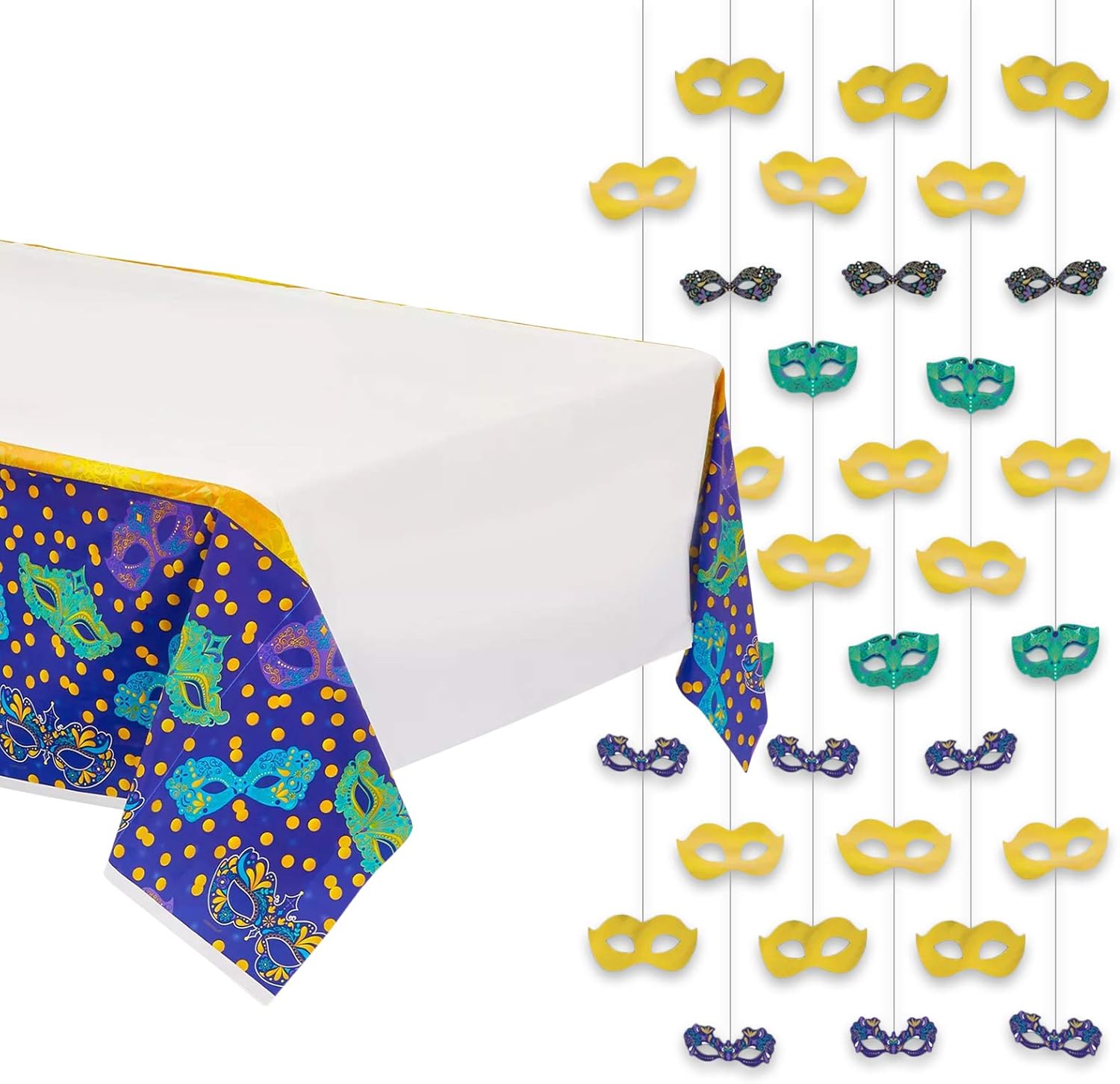 Night in Disguise Masquerade Party Supplies Set